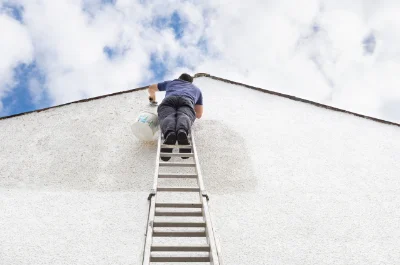 Peinture extérieure à la Saussaye — façades et ravalement